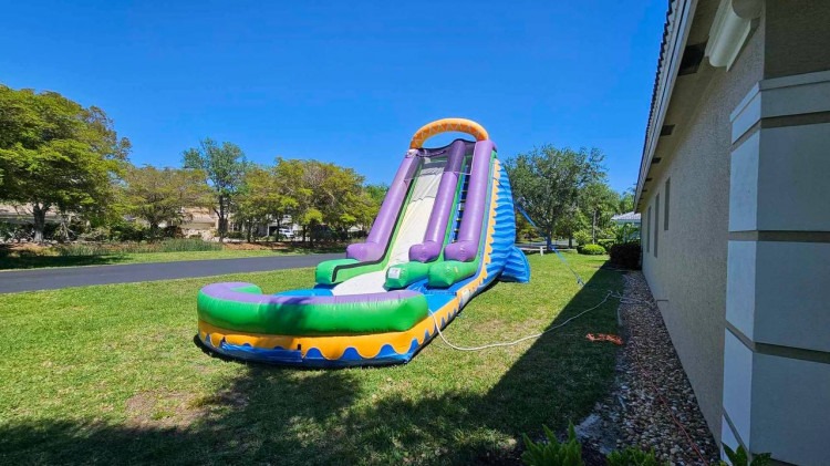 24' Sunshine plunge water slide