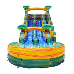 JCXD WSD20CP WEB 2 1746464258 23' Cali Palms Dual Lane Water Slide