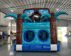 46ft south beach commercial hybrid inflatable obstacle course 3094 1 53' South Beach Hybrid Obstscle
